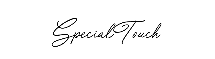 Special Touch Schriftart