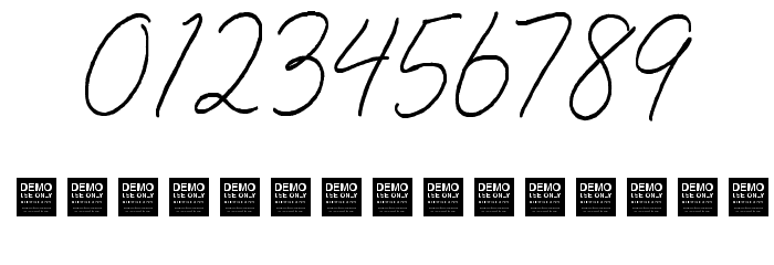 Special Touch Font OTHER CHARS