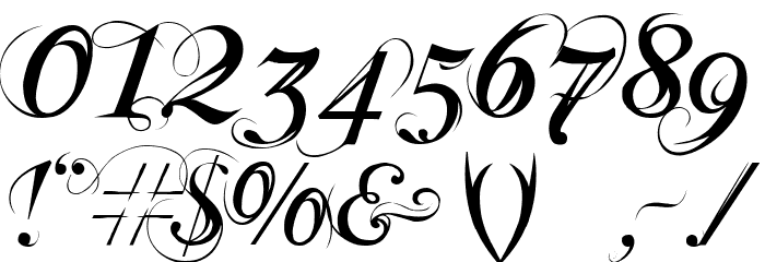 Special TypeRegular フォント その他の文字
