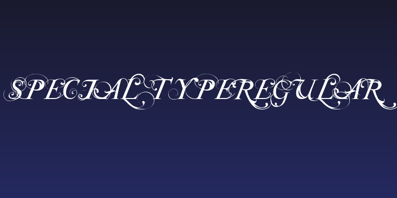Special TypeRegular Social Header
