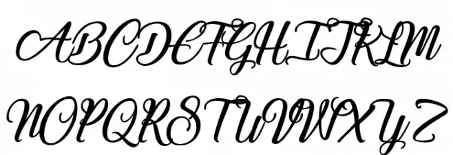 Special Valentine Schriftart Groß