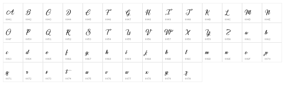 Special Valentine Character Map