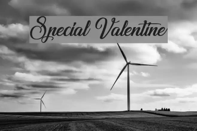 Special Valentine Font examples