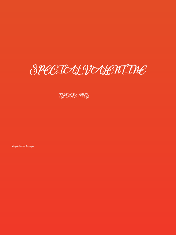 Special Valentine Poster