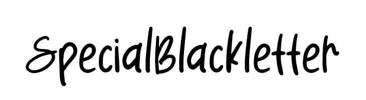 SpecialBlackletter  नि: शुल्क फ़ॉन्ट्स डाउनलोड