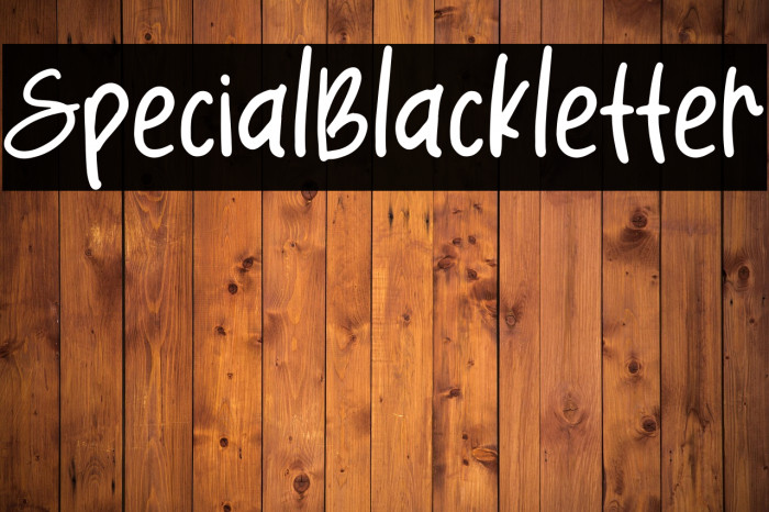 SpecialBlackletter Example 3