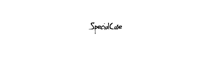 SpecialCase  नि: शुल्क फ़ॉन्ट्स डाउनलोड