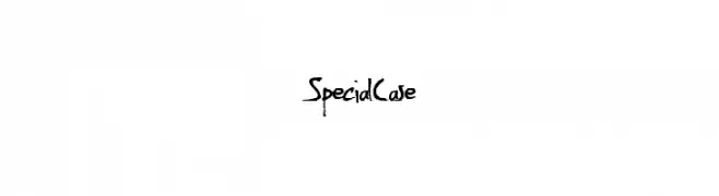 SpecialCase  नि: शुल्क फ़ॉन्ट्स डाउनलोड