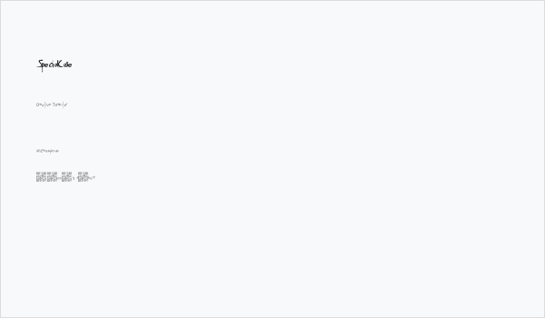 SpecialCase Business Card