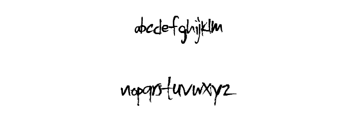 SpecialCase Font LOWERCASE