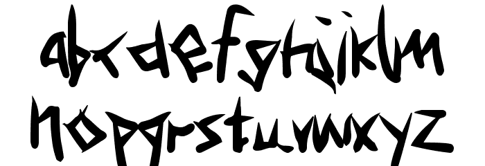SpecialDelivery Font LOWERCASE