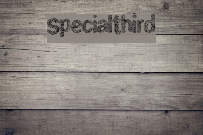 SpecialThird لخطوط تنزيل examples