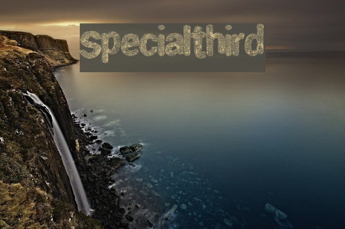 SpecialThird لخطوط تنزيل examples