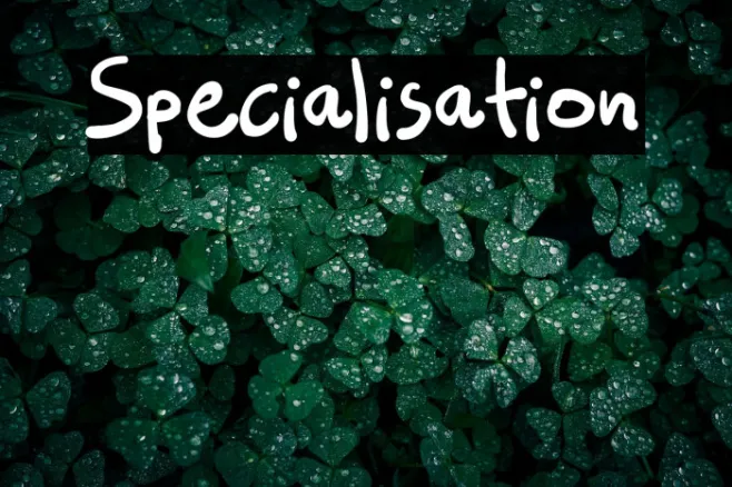 Specialisation Example 1