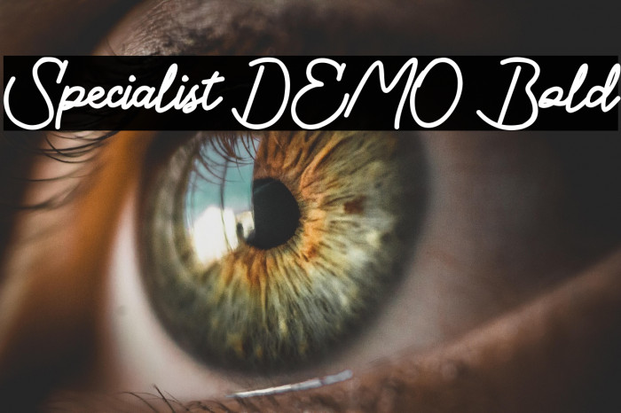 Specialist DEMO Bold Example 3