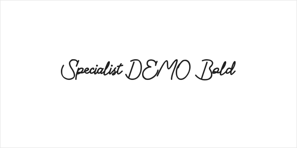 Specialist DEMO Bold Logo