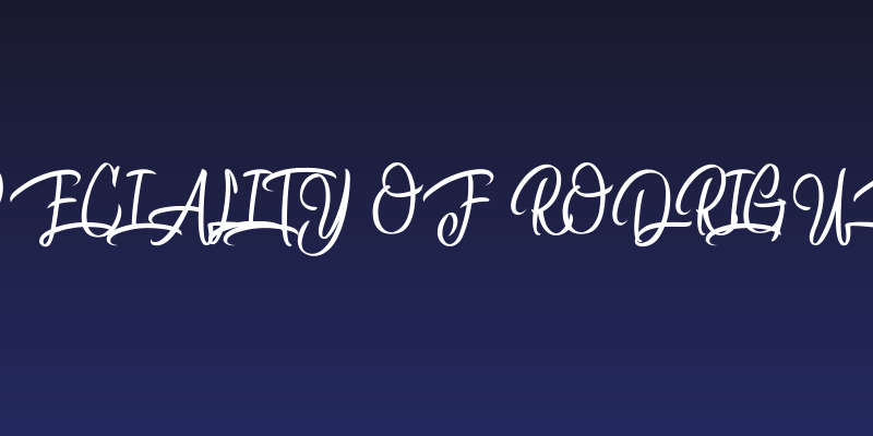 Speciality of Rodrigues Social Header