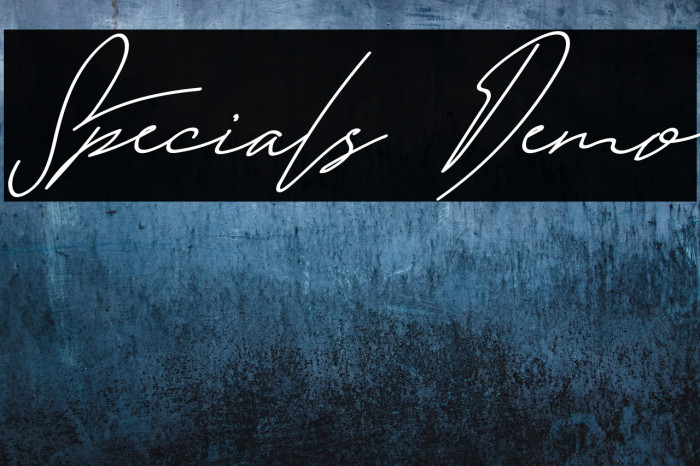 Specials Demo Example 1