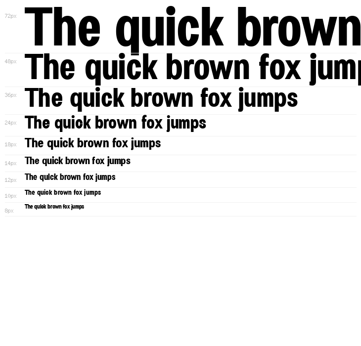 Specify PERSONAL Condensed Bold Waterfall