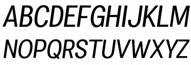 Specify PERSONAL Condensed Medium Italic خط أحرف كبيرة