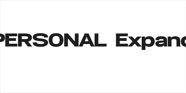Specify PERSONAL Expanded Black Logo