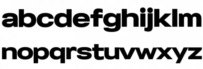 Specify PERSONAL Expanded Black Шрифта строчной