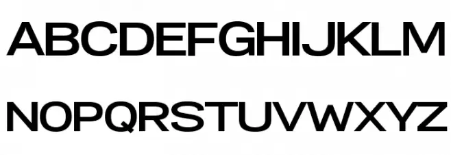 Specify PERSONAL Expanded Bold Schriftart Groß