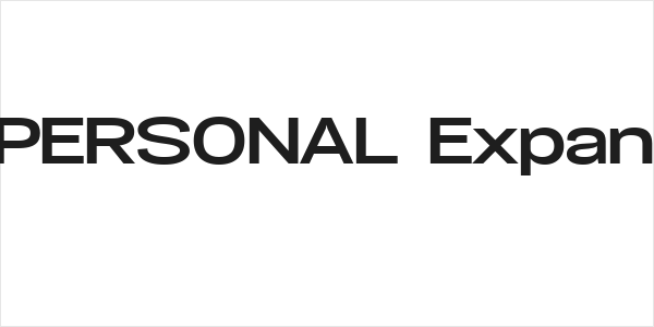 Specify PERSONAL Expanded Bold Logo