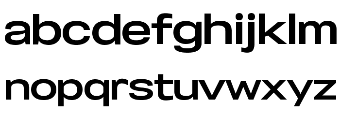 Specify PERSONAL Expanded Bold Font LOWERCASE