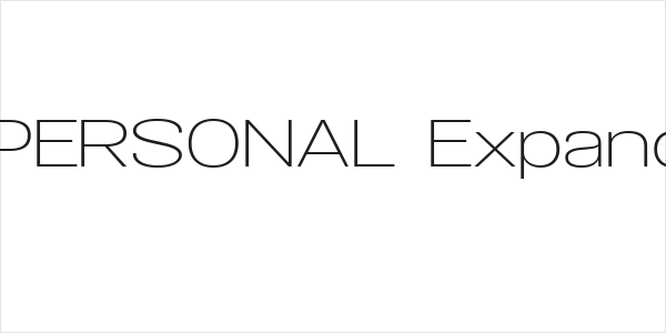 Specify PERSONAL Expanded Light Logo