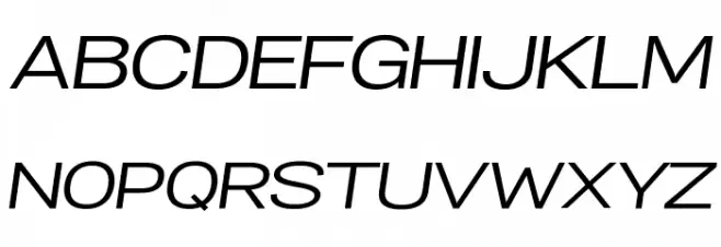 Specify PERSONAL Expanded Medium Italic خط أحرف كبيرة