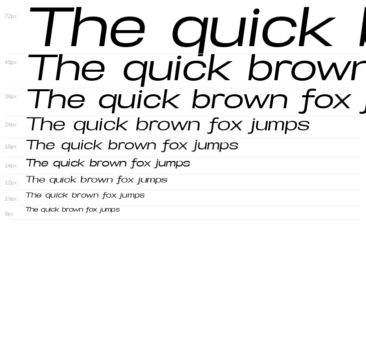 Specify PERSONAL Expanded Medium Italic Waterfall