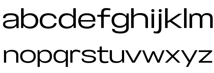 Specify PERSONAL Expanded Medium Font LOWERCASE