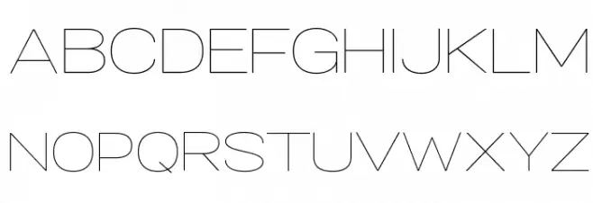 Specify PERSONAL Expanded Thin Font Litere mari