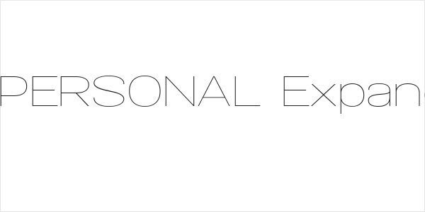 Specify PERSONAL Expanded Thin Logo
