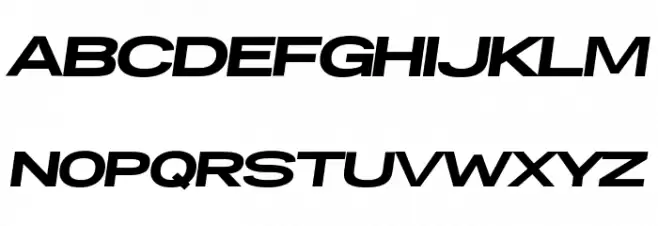 Specify PERSONAL Extraexpanded Black Italic Font Litere mari