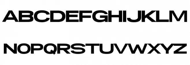 Specify PERSONAL Extraexpanded Black Шрифта ВЕРХНИЙ