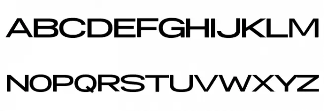 Specify PERSONAL Extraexpanded Bold Schriftart Groß