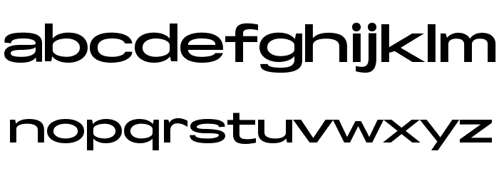 Specify PERSONAL Extraexpanded Bold Font LOWERCASE