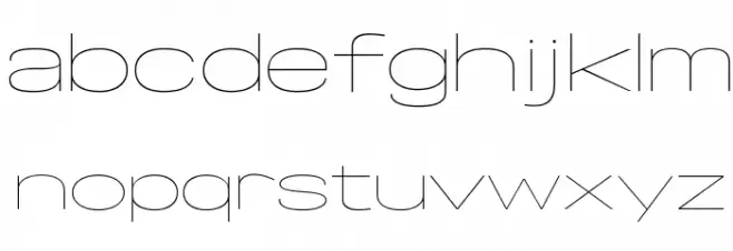 Specify PERSONAL Extraexpanded Thin फ़ॉन्ट लोअरकेस