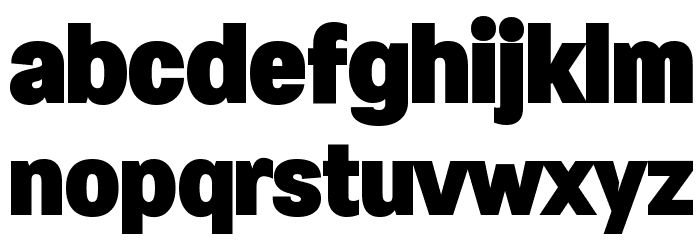 Specify PERSONAL Normal Black Font LOWERCASE