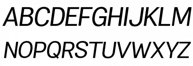 Specify PERSONAL Normal Medium Italic Font Litere mari