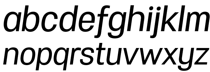 Specify PERSONAL Normal Medium Italic Font LOWERCASE