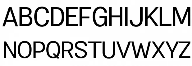 Specify PERSONAL Normal Medium フォント 大文字