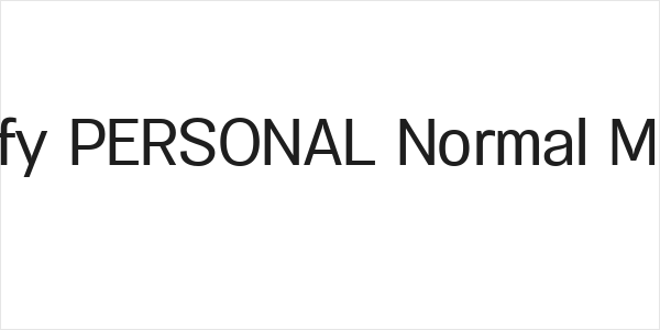 Specify PERSONAL Normal Medium Logo