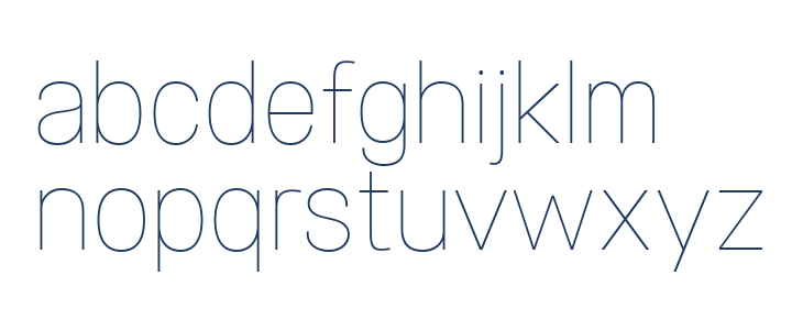 Specify PERSONAL Normal Thin Lowercase