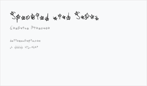 Speckled with Stars Business Card