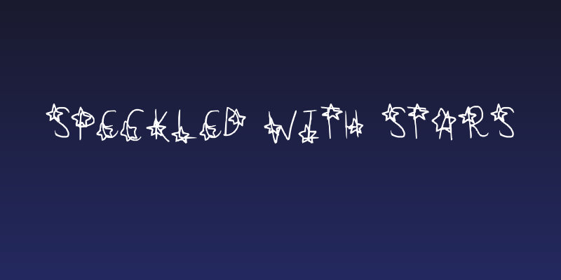 Speckled with Stars Social Header