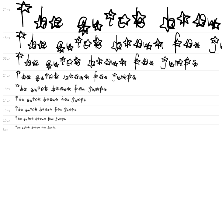 Speckled with Stars Waterfall