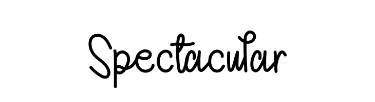 Spectacular  免费字体下载